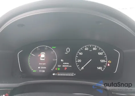 2025 Honda Civic Hybrid Sport/Sport Touring z USA, uszkodzony, nr VIN 2HGFE4F85SH346352